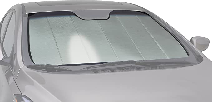 Intro-Tech SU-29-P Silver Custom Fit Premium Folding Windshield Sunshade for Select Subaru Outback Models, w/Out Sensor