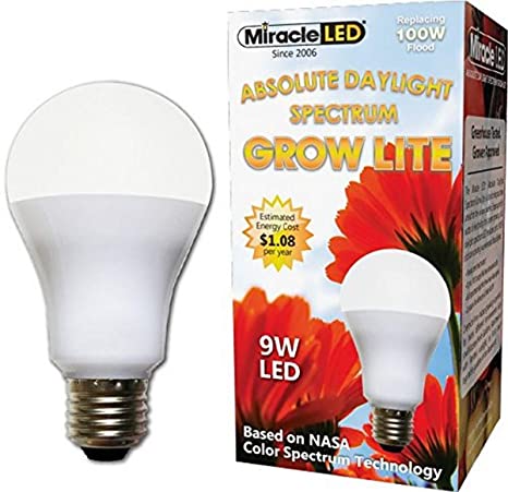 Miracle LED 605010 LED 9 Watt Absolute Daylight Spectrum Grow Lite