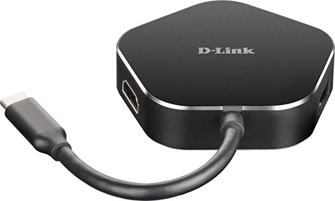 D-Link DUB-M420 4-in-1 USB-C Hub with Power Delivery, HDMI 1.4 and 2 USB 3.0 Ports