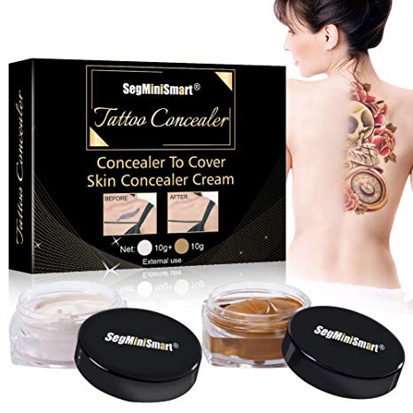 Tattoo Concealer,Concealer To Cover,Waterproof Tattoos Cover Up Makeup Concealer Set,Tattoo Scar Birthmarks Vitiligo,Waterproof Concealer