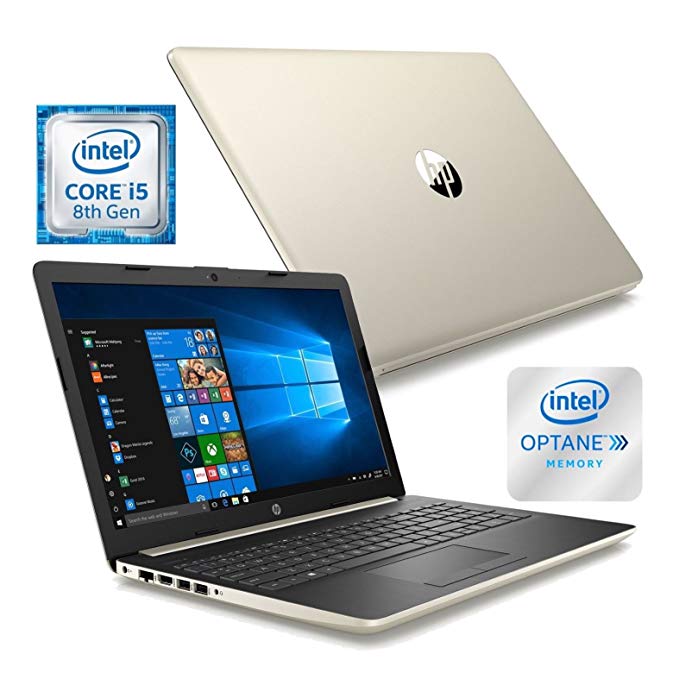 HP 17.3" HD  Laptop, Intel Quad Core i5-8250U Processor up to 3.4 GHz, 24GB Memory (16GB Intel Optane   8GB RAM), 1TB Hard Drive, DVD-RW, 802.11ac, Bluetooth, HDMI, Backlit Keyboard