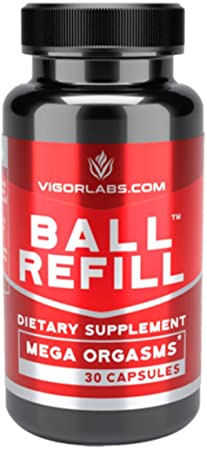 Ball Refill by Vigor Labs Semen Volumizer & Male Enhancement Supplement | Boost Sexual Drive & Libido | Improved Orgasms & Sexual Performance | Increase Semen Volume | 30 Capsules