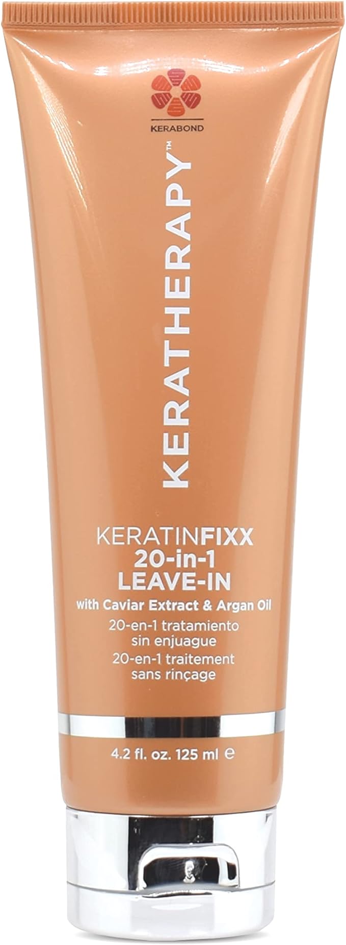 KERATHERAPY Keratin Infused KeratinFIXX 20-in-1 Leave-in Conditioning Treatment, 4.2 fl. oz, 125 ml