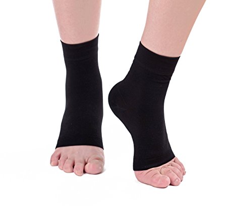 Balanceland Plantar Fasciitis Socks (1 Pair) Arch, Heel, Ankle, Achilles Support - Pain Relief- (Medium)