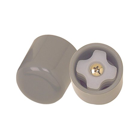 Drive Medical Deluxe Walker Glide Caps, Gray