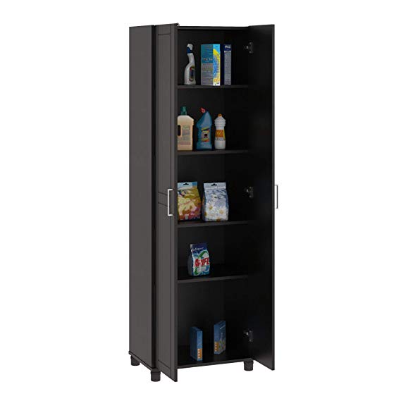 Callahan 24" Utility Storage Cabinet, Black