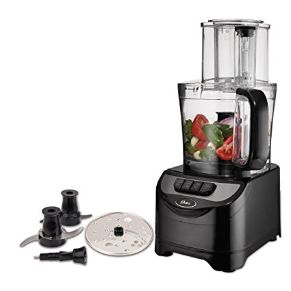 Oster 10-Cup Food Processor with Dough Blade, Black