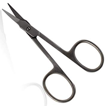 Titania Germany Cuticle Scissors - Curved Stainless Steel Symmetrical Blade - Simple & Effective Nail Care for Manicure & Pedicure