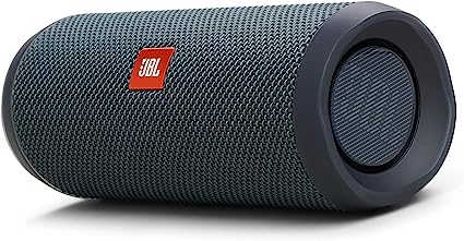 JBL Flip Essential 2 Portable Bluetooth Speaker with Rechargeable Battery, IPX7 Waterproof, 10h Battery Life, Black