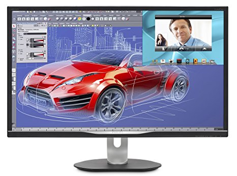 Philips BDM3270QP2 32 inch class LED-Lit monitor, 2560x1440 res, 4ms, 50M:1DCR, VGA, DVI, Display Port, HDMI, USB, Spk