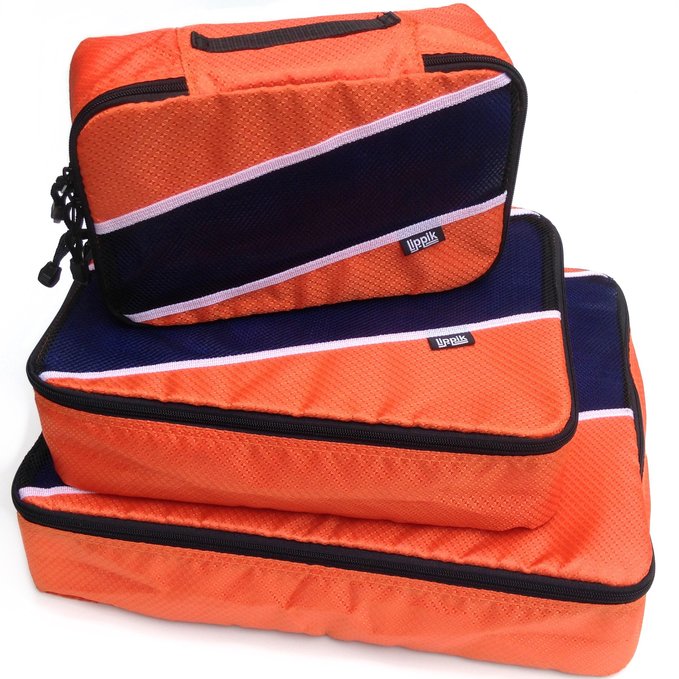 Packing Cubes -3pc Set of Travel Accessories Travel with LIPPIK Packing Supplies