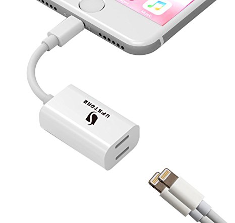 UPSTONE Dual Lightning Audio and Charger iPone 7 Adapter Splitter for iPhone 7/7 Plus iOS 10.3