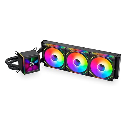 Lian Li Galahad II LCD 360 AIO CPU Liquid Cooler with SL Infinity Fans Black - GA2ALCD36INB.US