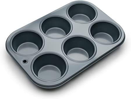 Fox Run Muffin Pan, 6-Cup, Preferred Non-Stick