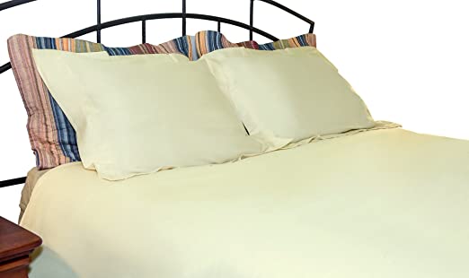 Whisper Organics Duvet Cover, Organic 100% Cotton Duvet Cover, 300 Thread Count, Twin, Natural