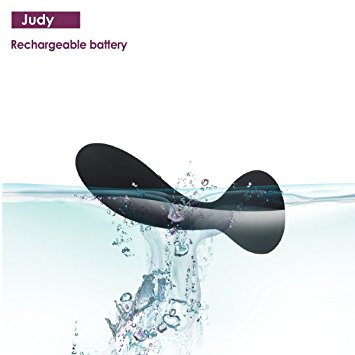 Judy Body Safe Soft Silicone Vibrating Male Prostate Massager, Female G-spot Stimulator