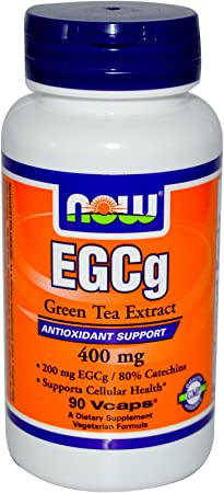 Now Foods EGCG 400mg Green Tea, 90 CT