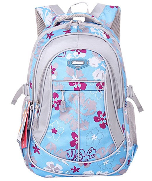 JiaYou Kid's Flower Printed Backpack