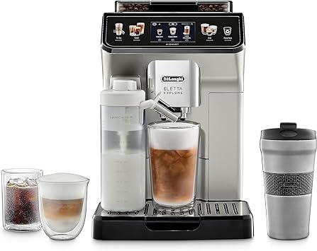 De'Longhi Eletta Explore Fully Automatic Espresso Machine with Cold Brew