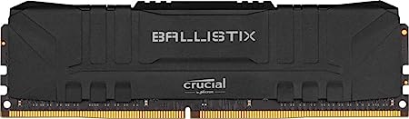 Crucial Ballistix 3200 MHz DDR4 DRAM Desktop Gaming Memory 8GB CL16 BL8G32C16U4B (Black)