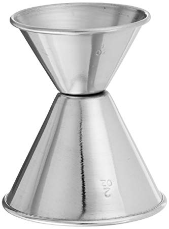 Winco Jiggers Steel 1 Ounce X 2 Ounce, Stainless Steel