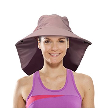 Sun Blocker Unisex Neck Flap Hat Sun Protection Hat Large Bill Camping Hiking Hunting Fishing Cap