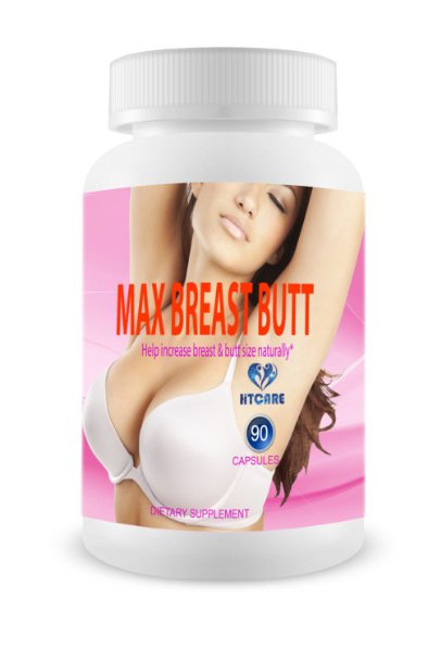 MAX BREAST BUTT - The World's TOP RATED Natural Breast Enlargement, Butt Enhancement Pills. Female Augmentation, Sex Booster, Menopause & Perimenopause Treatment That Works - 90 Capsules
