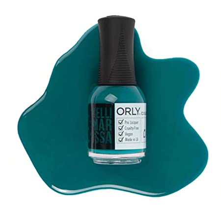 Orly x Kelli Marissa 2022 NEW Witching Hour Collection "Oasis Jelly" Nail Lacquer Medium Teal Jelly Nail Polish 0.6fl oz. / 18ml