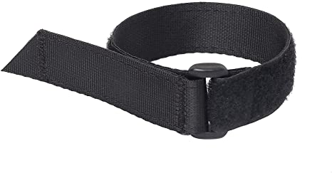 Ayaport Cinch Straps 1" x 24" -8Pack, Durable & Reusable Hook and Loop Covered with Nylon Webbing Securing Buckle Straps for All Purpose Cord Wrap Organizer Storage 8 Pack Plus 4pcs Cable Ties