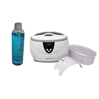 iSonic® Ultrasonic Jewelry Cleaner D3800A with Cleaning Solution Concentrate CSGJ01, 110V