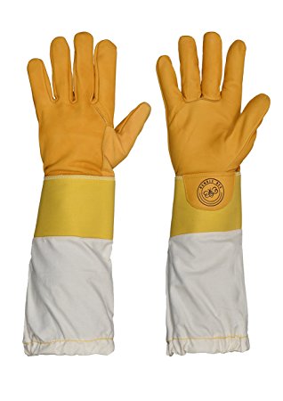 Humble Bee 113-M Beekeeping Gloves with Reinforced Cuffs (Medium)