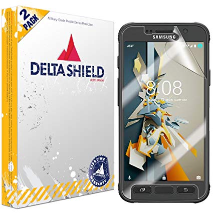 Galaxy S7 Active Screen Protector (AT&T Galaxy S7 Active )[3-Pack], DeltaShield BodyArmor Full Coverage Screen Protector for Galaxy S7 Active Military-Grade Clear HD Anti-Bubble Film