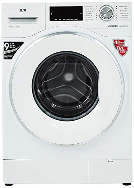IFB 8.5 kg Fully-Automatic Front Loading Washing Machine (Executive Plus VX ID, White)