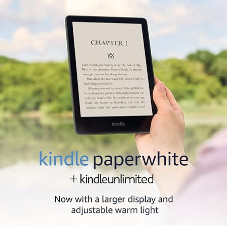 Kindle Paperwhite (16 GB) – Now with a 6.8" display and adjustable warm light- Without Lockscreen Ads   3 Months Free Kindle Unlimited (with auto-renewal) – Agave Green