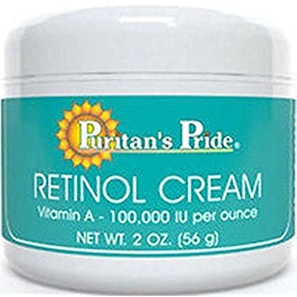 THE Best Retinol Cream 2 Oz Jar Puritan's Pride Vitamin a - 100,000 Iu Per Oz