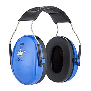 3M PELTOR Kid Earmuffs, Little Prince, 27 dB, Blue, Headband, H510AK-614-BA