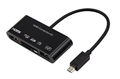VIMVIP® Small Multi-functional MHL HDMI HDTV Connection Kit As USB OTG/ SD/TF Card Reader for Samsung Galaxy S3 S4 Note2 Note3