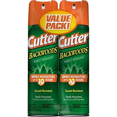 Cutter Backwoods Insect Repellent (Aerosol) (HG-26283) (Twin Pack) (11 oz)