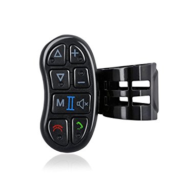 Car Universal Steering Wheel Control Key Button for Android DVD/GPS Navigation Player Bluetooth Phone,8 Mute Keys