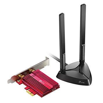 TP-Link WiFi 6 AX3000 PCIe WiFi Card | Up to 2400Mbps | Bluetooth 5.0 | 802.11AX Dual Band Wireless Adapter with MU-MIMO,OFDMA,Ultra-Low Latency | Supports Windows 10 (64bit) only (Archer TX3000E)