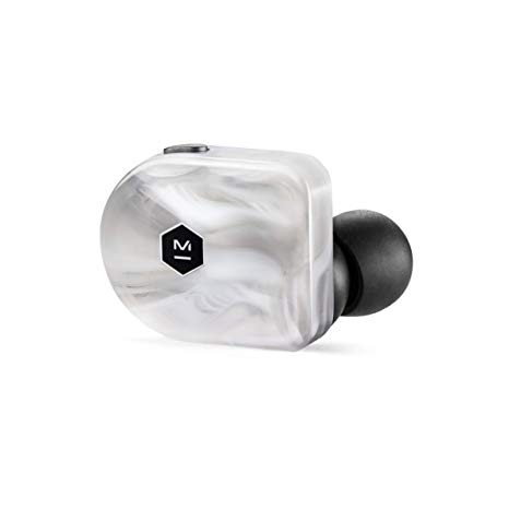 Master & Dynamic MW07 True Wireless Earphones with Best-in-Class Bluetooth 4.2 Connectivity and 10mm Beryllium Drivers for Unmatched Sound in a Wireless Earbud, White Marble