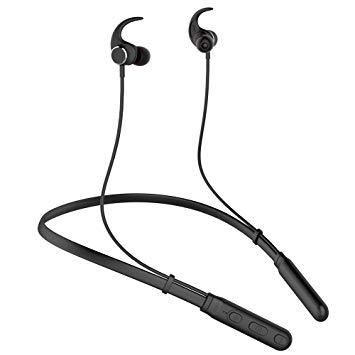 Bluetooth Headphones with HiFi Sound - Wireless Earbuds Microphone Stereo Noise Cancelling Sweatproof Sports Headset Compatible for Android Phones and All Cellphones (Hookup)