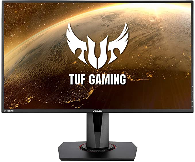 ASUS TUF Gaming VG279QM HDR Gaming Monitor – 27 inch Full HD (1920 x 1080), Fast IPS, 280Hz, 1ms (GTG), Extreme Low Motion Blur Sync, G-SYNC Compatible, DisplayHDR™ 400