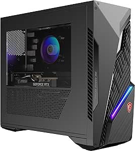 MSI MAG Infinite S3 13NUB7-1800FR PC Gaming - Processeur Intel Core i7-13700F, RTX 4060 Ti, 32 Go DDR5, 1 to SSD NVMe PCIe 3.0 - Alimentation 80 Plus Bronze, Wi-FI 6E - Windows 11 Famille