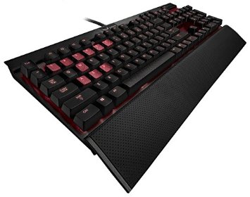 Corsair Gaming K70 Mechanical Gaming Keyboard Backlit Red LED Cherry MX Blue CH-9000076-NA