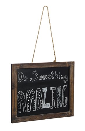 Dwellbee's Rustic Hanging Chalkboard Sign
