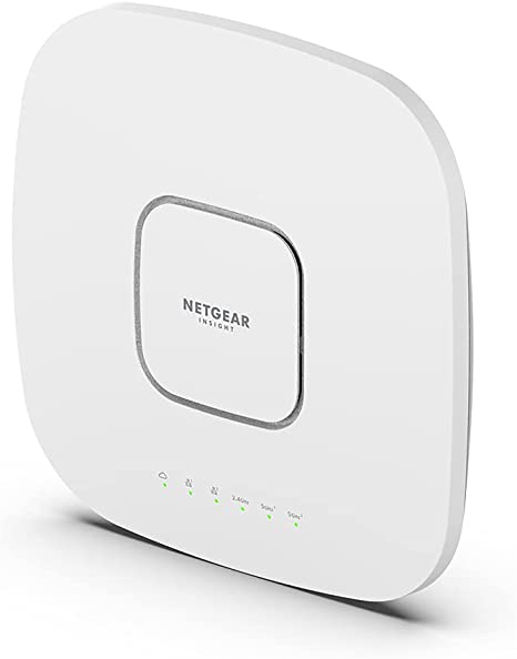 NETGEAR Wireless Access Point (WAX630) - WiFi 6 Tri-Band AX6000 Speed | Mesh | 1 x 2.5G Ethernet Port | 802.11ax | MU-MIMO | Insight Remote Management | PoE   | Power Adapter not Included