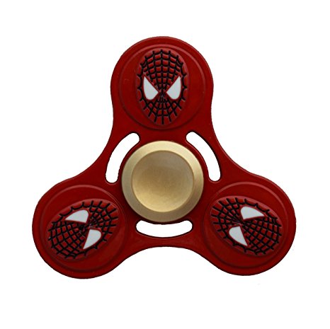 Zip Spinners- Spiderman Toy Metal Fidget Spinner with Ultra Speed Deep Groove Bearings- Autism Toys Best Boredom Reducer for Kids & Adults (Spider-man)