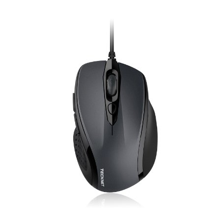 TeckNet Pro S2 High Performance Wired USB Mouse, 6 Buttons, upto 2000dpi