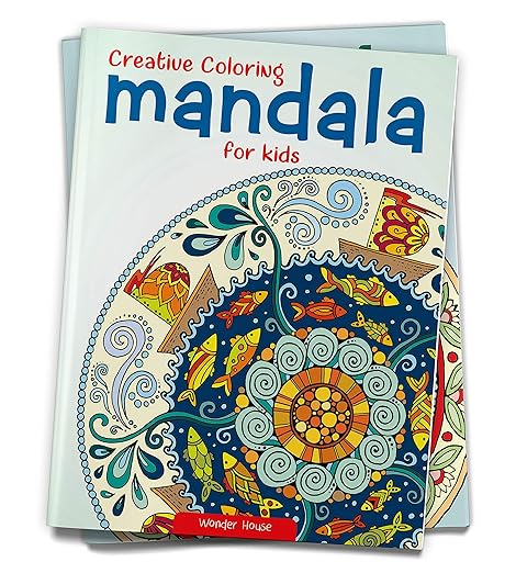 Creative Coloring Mandala For Kids : Coloring Book To Improve Concentration And Relaxation